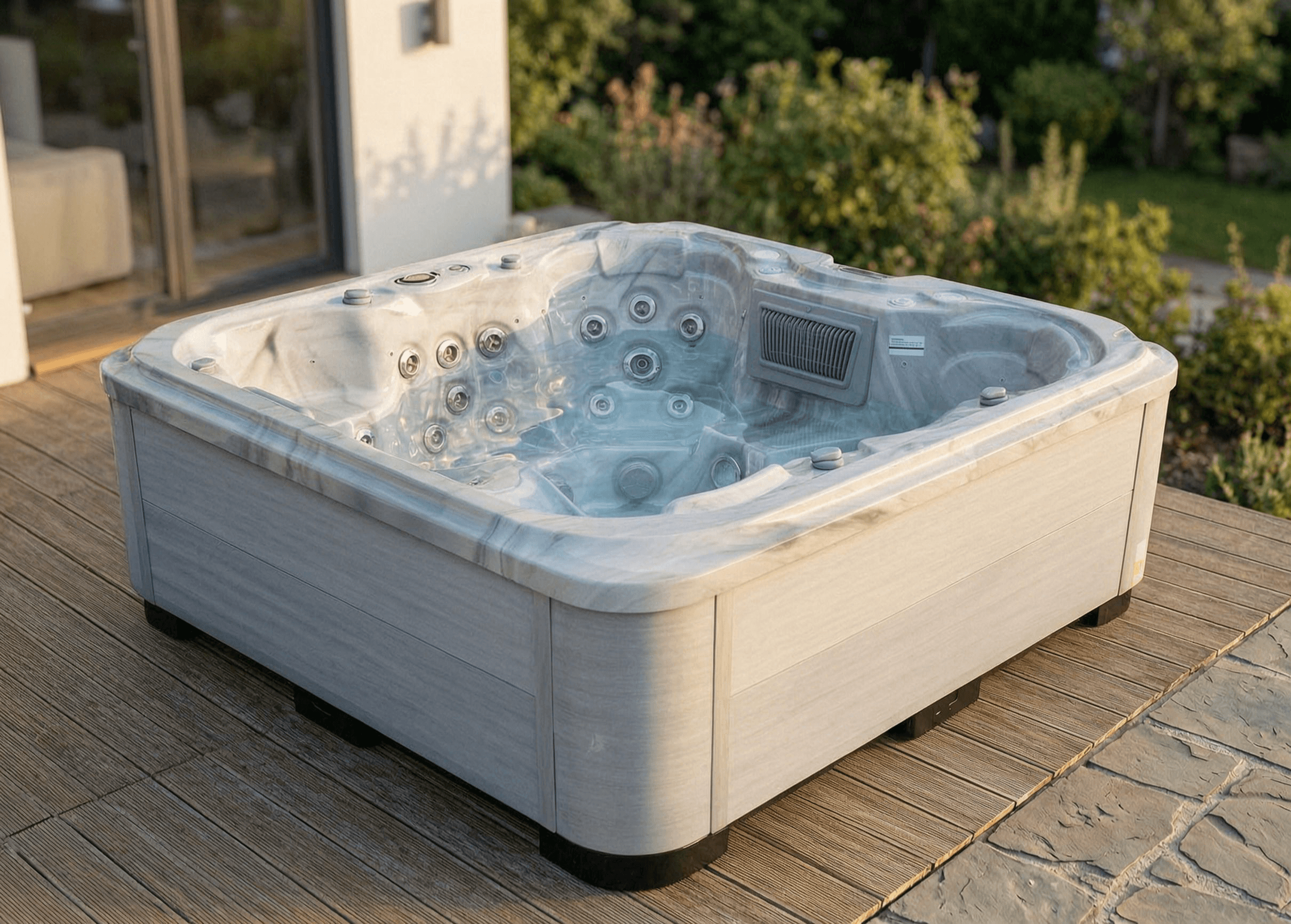 Jacuzzi Jacuzzi WaterVibe 366 | Storm Grey WaterVibe, 6 persoane, finisaj storm grey, imaginea 1